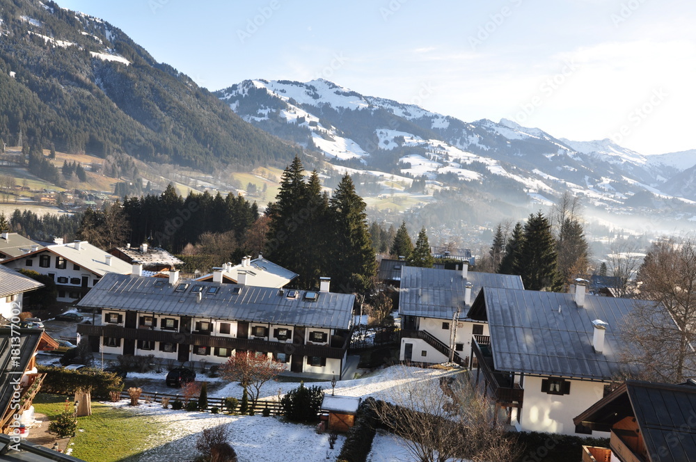 Fototapeta premium Winter town. Tyrol, Austria