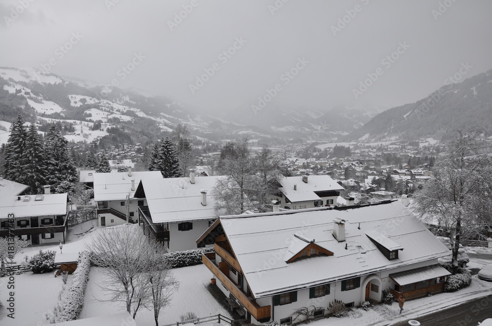 Winter town. Tyrol, Austria