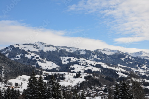 Winter village. Tyrol, Austria