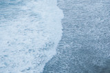 Dramatic sea ocean blue wave background