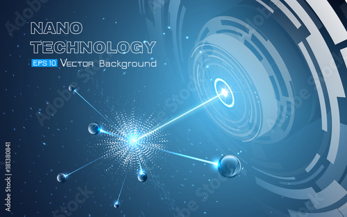 Background with particle explosion