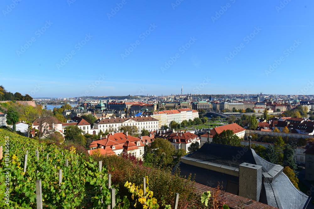 Blick von der Prager Burg auf Prager Kleinseite