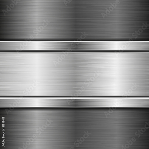 Metal texture with shiny plate