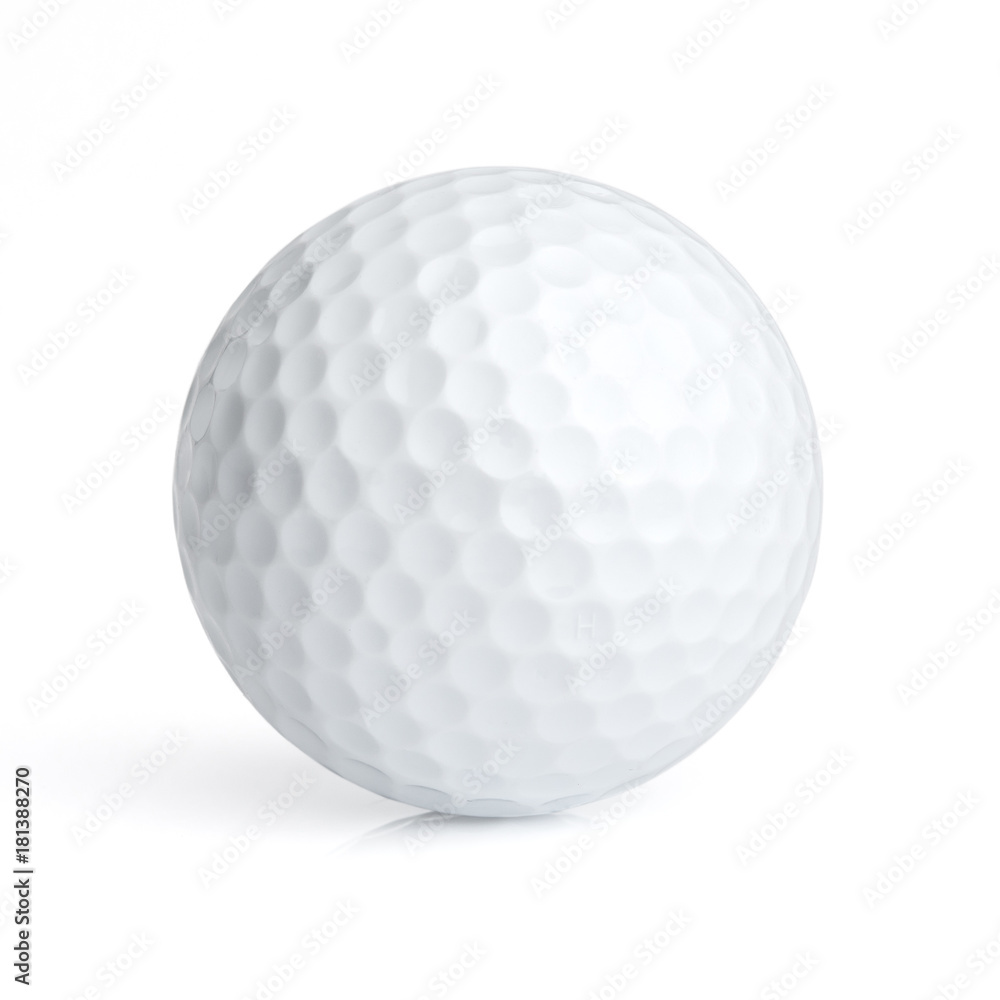 Golf ball isolated on white background Golf ball isolated on white background