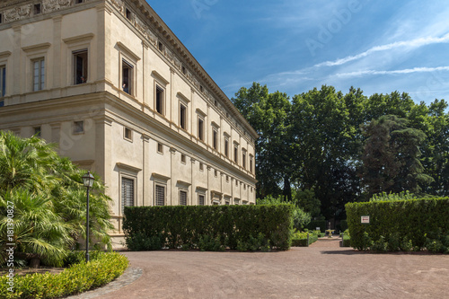 Building of Villa Farnesina in Trastavete district in city of Rome, Italy © Stoyan Haytov
