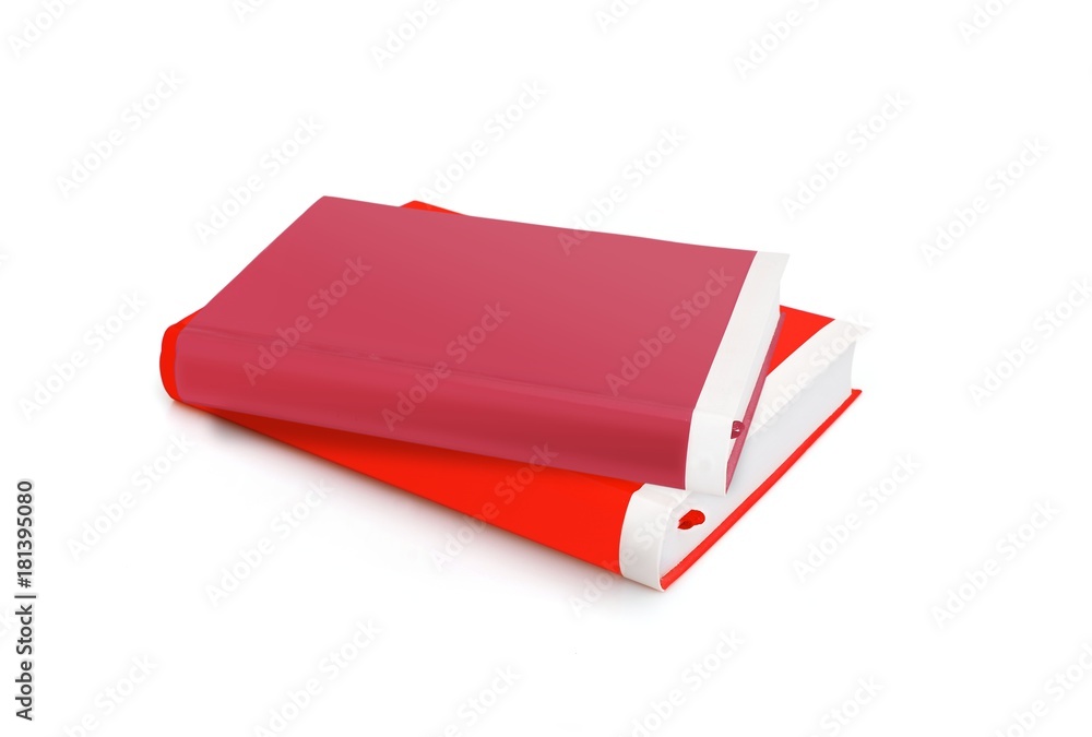 Stack of books isolated on white background Stack of books isolated on white background