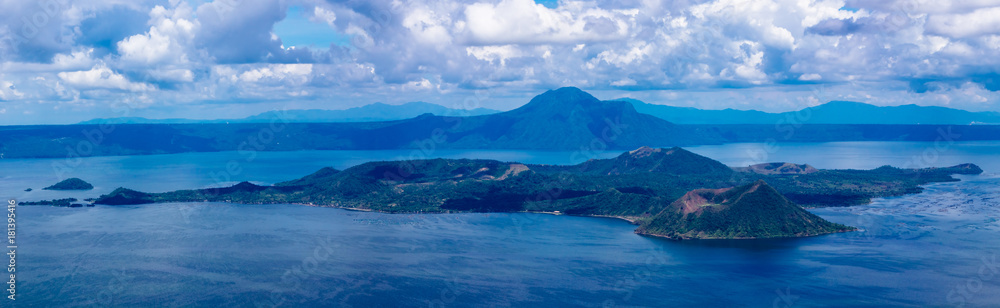 Extinct Volcano in Lake