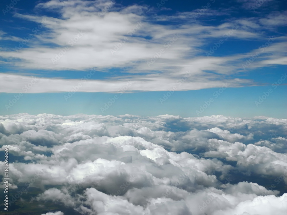 Cloudy blue sky background, Dubai, United Arab Emirates Cloudy blue sky background, Dubai, United Arab Emirates