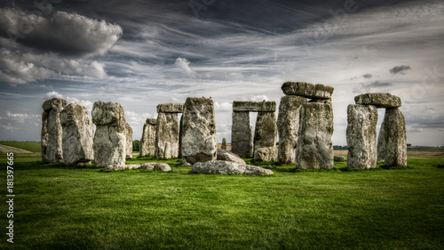 Stonehenge with Dramatic Sky