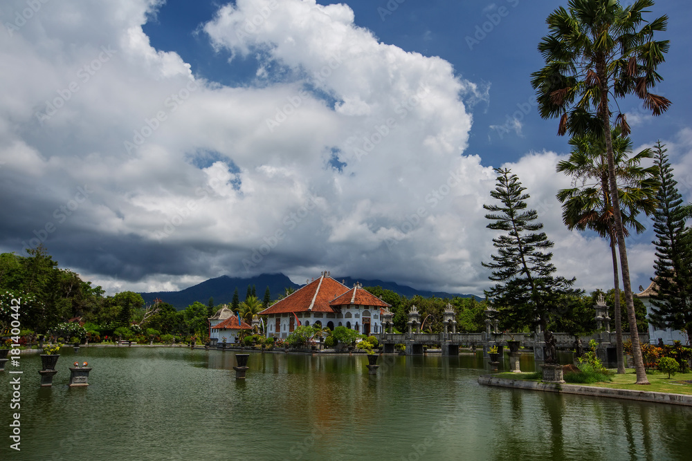 Taman Ujung water palace on Bali in Indonesia