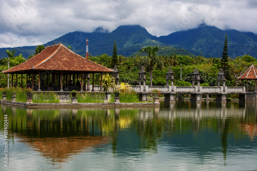 Taman Ujung water palace on Bali in Indonesia