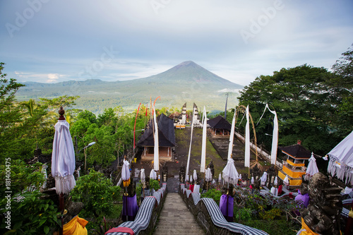 Temple Of Lempuyang Luhur on Bali in Indonesia photo