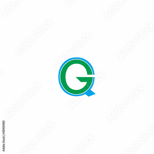 Free Download G Q letter abstract logo design - GFXLoad