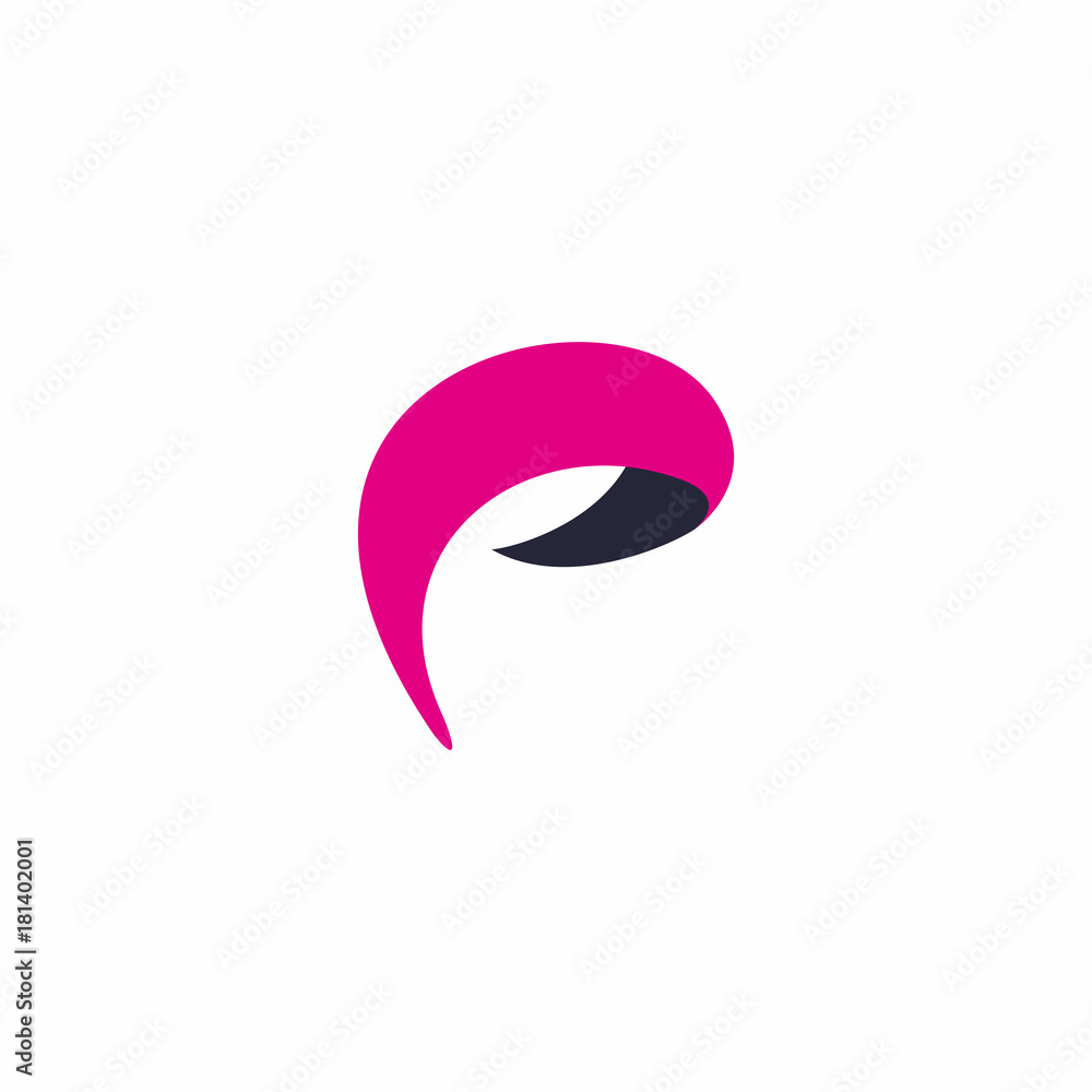 P letter abstract logo vector P letter abstract logo vector