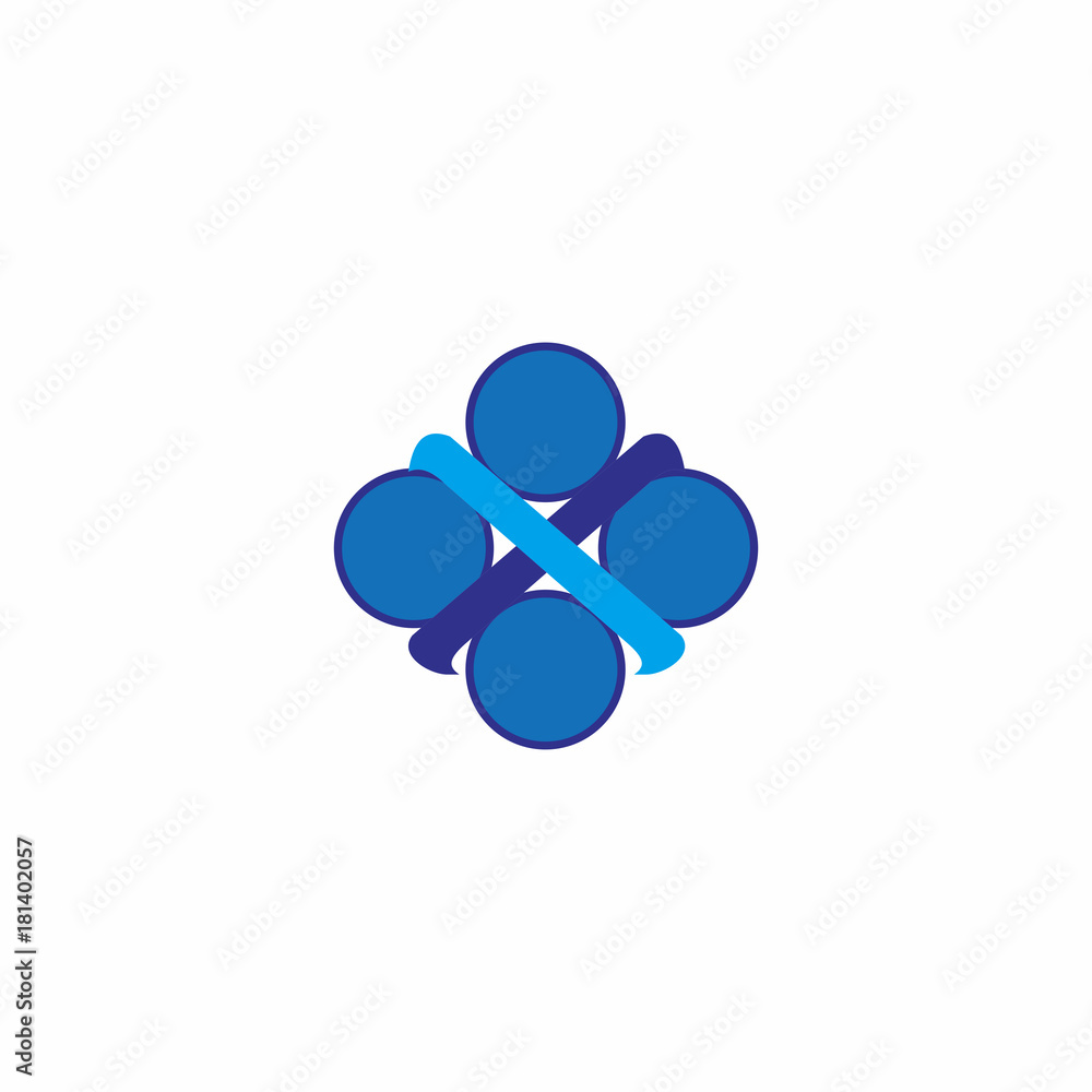 Button Game circle logo vector Button Game circle logo vector