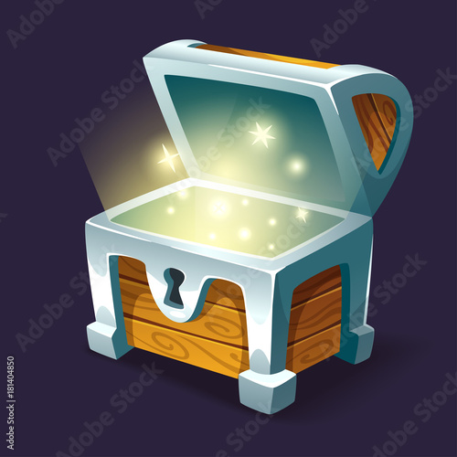 shining treasure chest