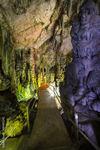 Dikteo Andro Cave also known as birth place of Zeus in Crete, Greece. photo