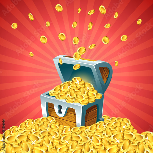 open treasure chest
