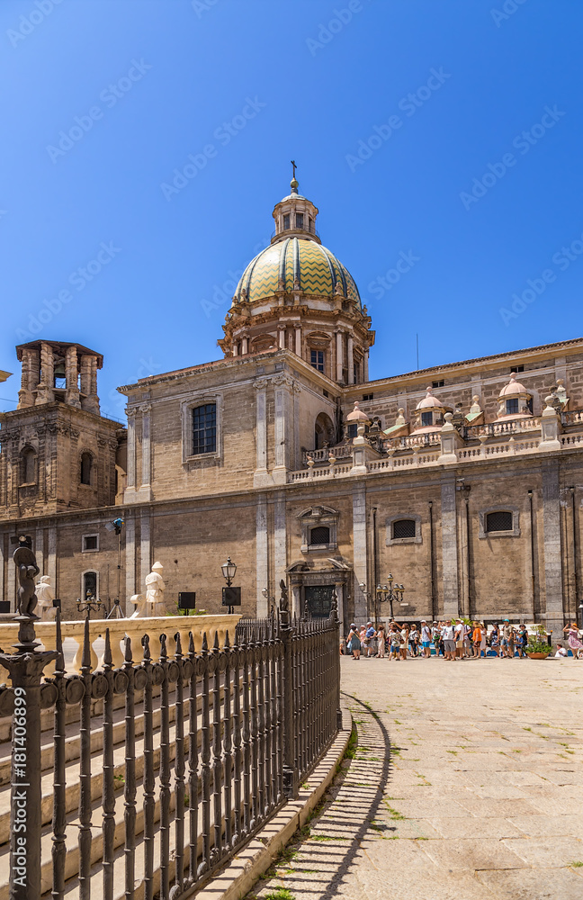Palermo, Sicily, Italy. The Church of San Giuseppe dei Teatini, 1612-1645