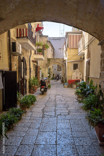 Backyard in the old town of Bari