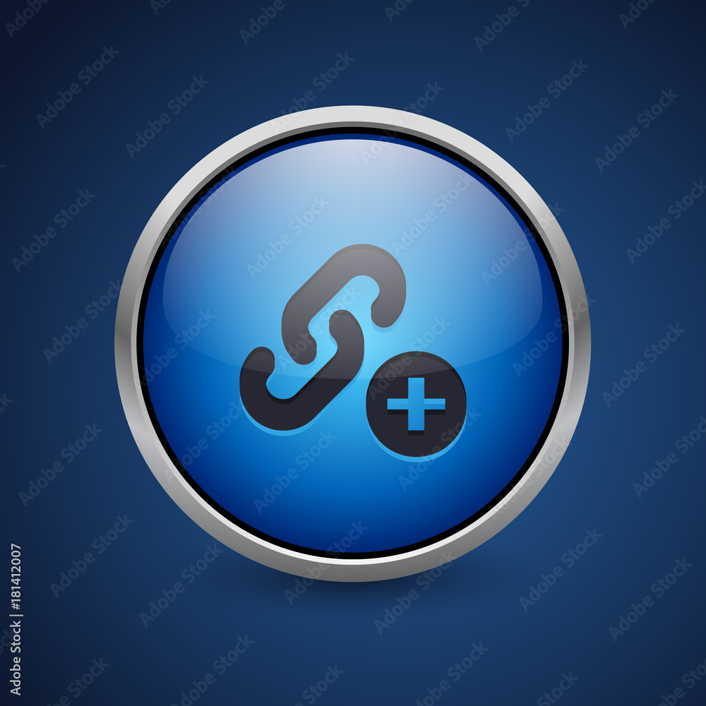 Push Button - Dark Blue Web Icon Push Button - Dark Blue Web Icon