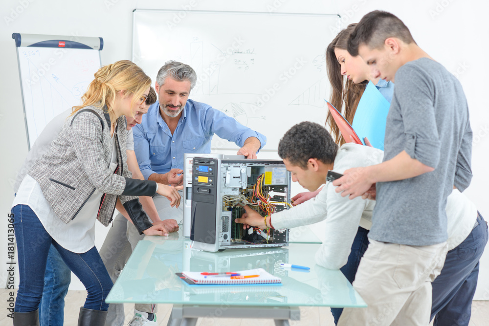 Obraz premium electronics class