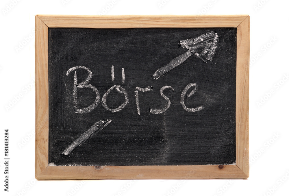 Fototapeta premium Börse - Wertpapierhandel- Symbolfoto