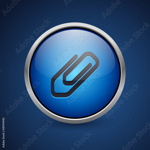 Free Download Push Button - Dark Blue Web Icon - GFXLoad
