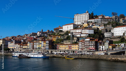 Ribeiro embankment on the Douro river, Porto, Portugal. © De Visu