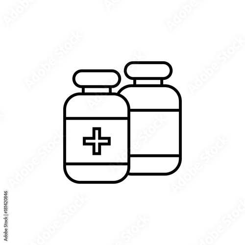 medicine bottle icon