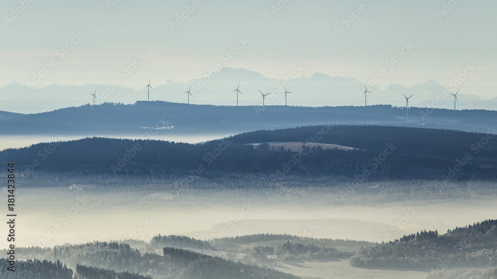 austrian alps wind power plant