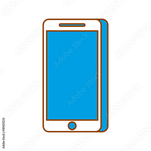 smartphone device technology digital wireless vector illustration