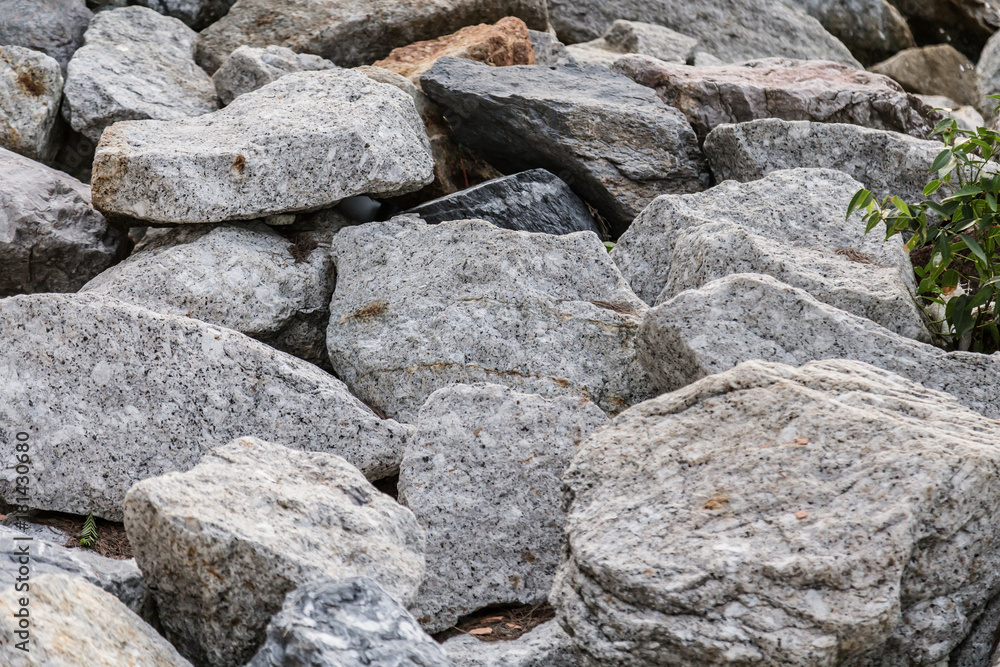 granite stone rock side of the water ocean