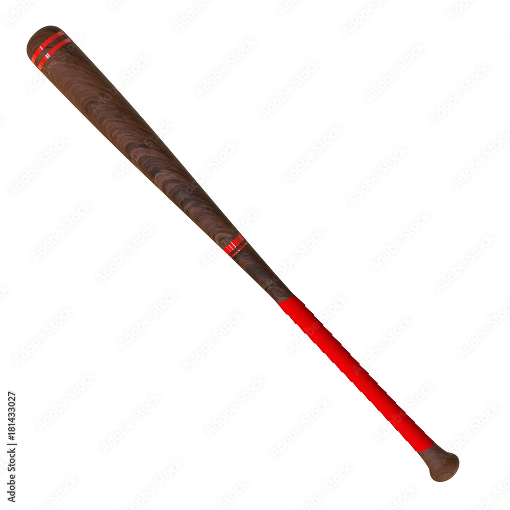 3d render of baseball bat isolated on white background 3d render of baseball bat isolated on white background