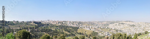 Panoramic View of Jerusalem, Israel © demerzel21