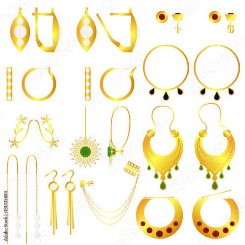 earring clasps types golden