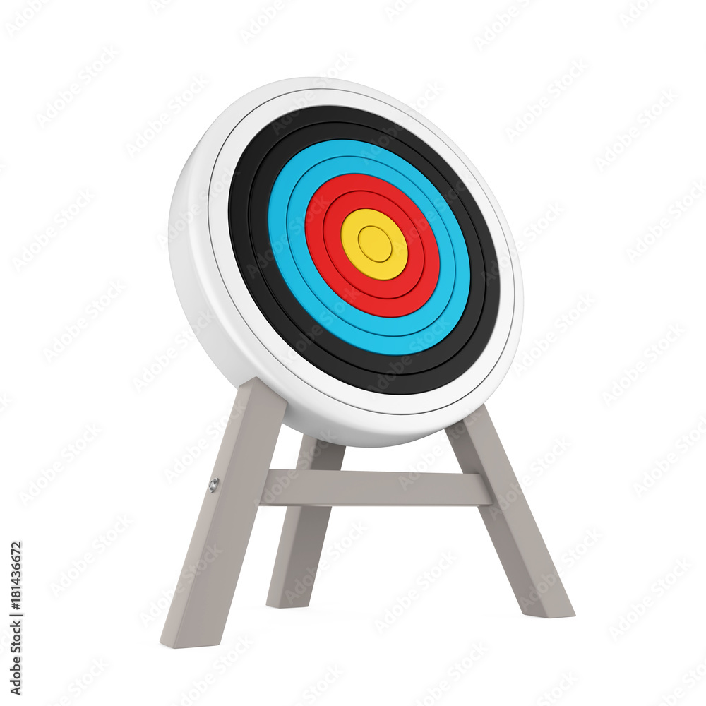 Archery Target Isolated Archery Target Isolated