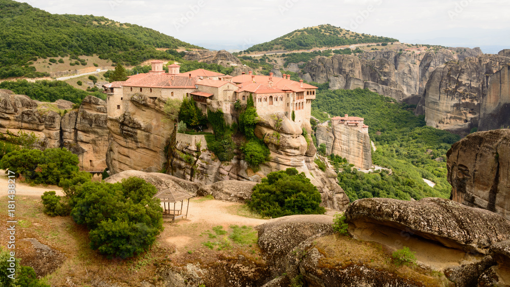  Monastery in Meteora region in Greece 