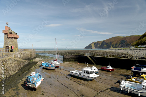 Boats in harbour, Lynmouth, Exmoor, North Devon