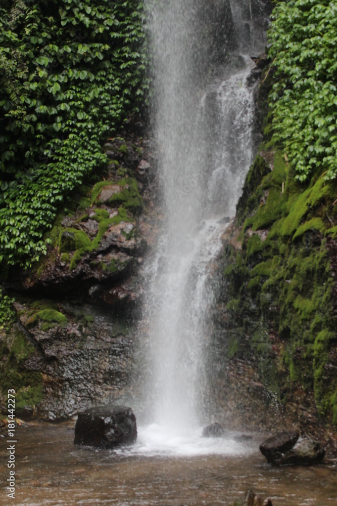 Fototapeta premium Grenjengan waterfall, Pacet, Mojokerto, Jatim