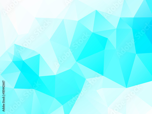 abstract blue white background with triangles