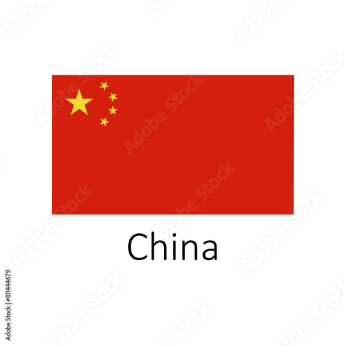 China Flag, official colors and proportion correctly. National China Flag Vector background. Classic China Flag Vector illustration. National China Flag Vector illustration.