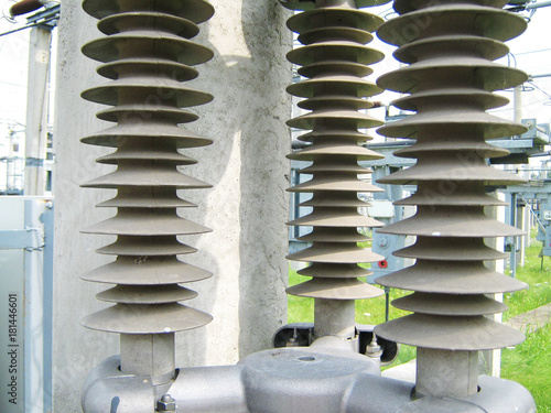 Electrical equipment of high voltage substation 330 kV