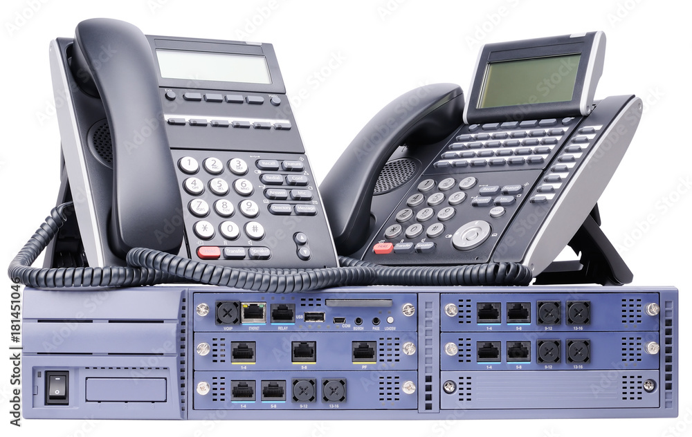 Phone switch and digital telephones Phone switch and digital telephones