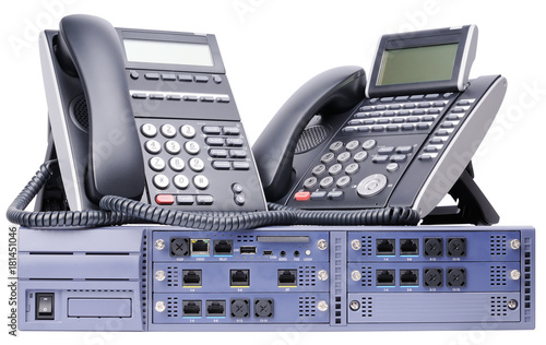 Phone switch and digital telephones