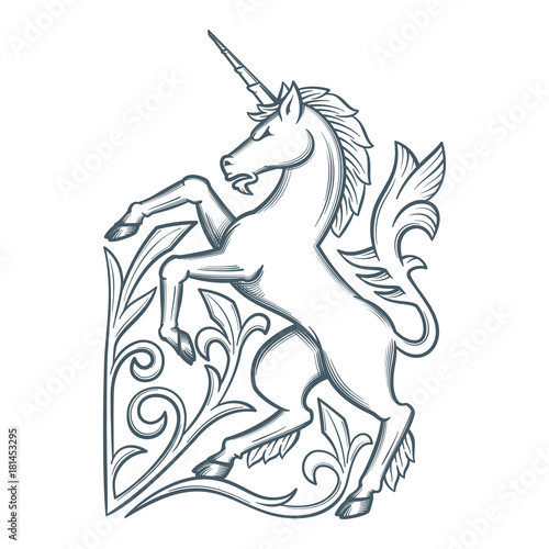 Image of the heraldic unicorn © Genestro