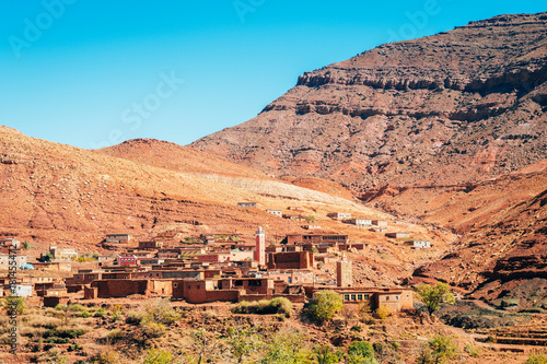 rural berber villages at moroccan atlas © jon_chica