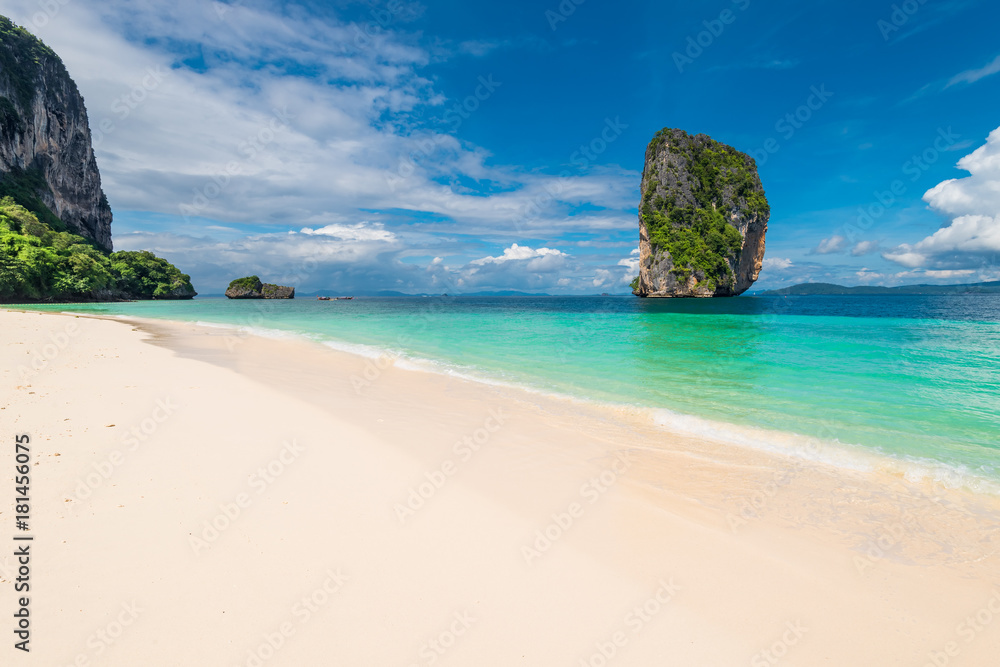 Fototapeta premium Poda Island, a beautiful view of the seascape, no people Thailand