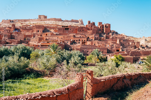 amazing ouarzazate kasbah fortification, morocco