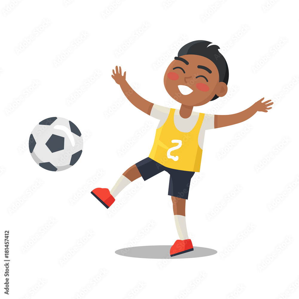 Indian Schoolboy in Sport Uniform with Number Two Indian Schoolboy in Sport Uniform with Number Two